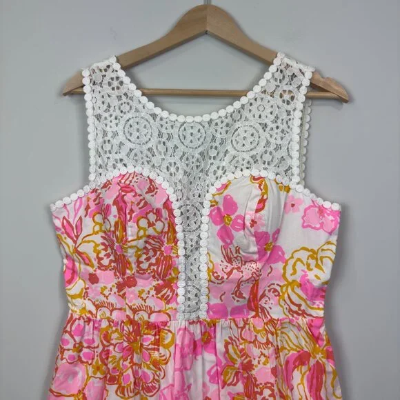Lilly Pulitzer Women's Raegan Fit & Flare Dress Size 10 - Picture 3 of 13